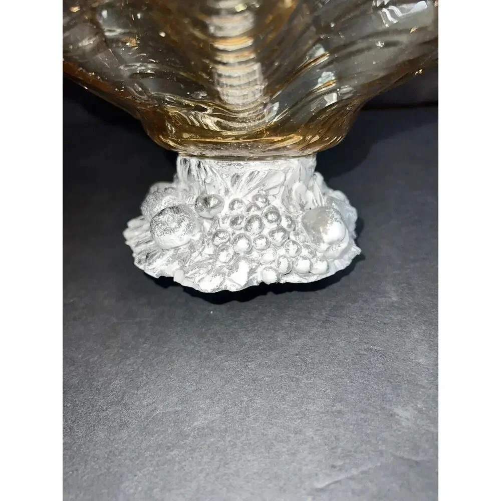 Antica cristalleria By Savarese Murano Lustre Champagne Glass Footed Bowl Italy - Picture 9 of 14